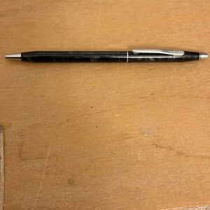 Cross Rare Classic Century Black Marble w/ Chrome Ballpoint Pen